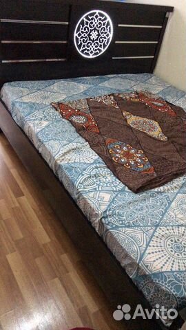 Bed without mattress