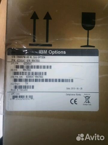 Жесткий диск Ibm 1tb 7200 sas