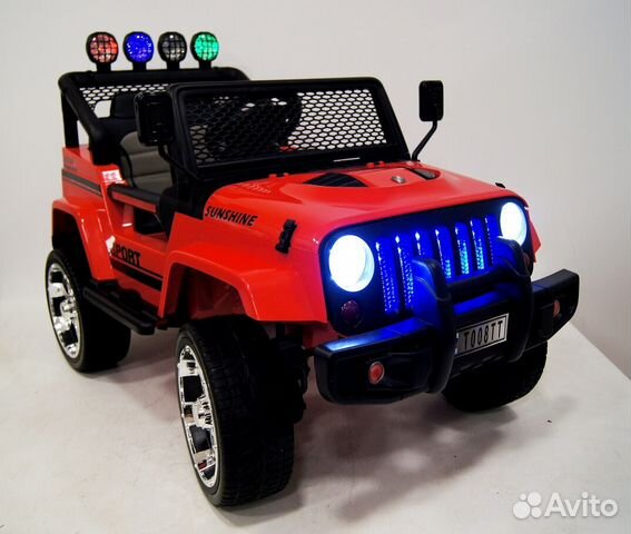 Детский электромобиль Jeep T008TT 4*4 полноприводн Детский электромобиль Jeep T008TT 4*4 полноприводн