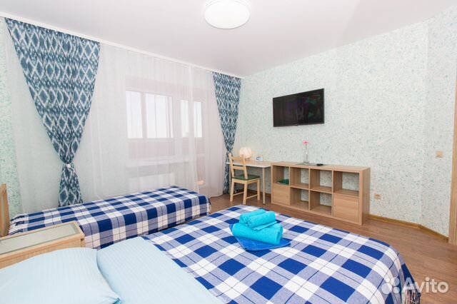 

1-к. квартира, 42 м², 3 кровати
