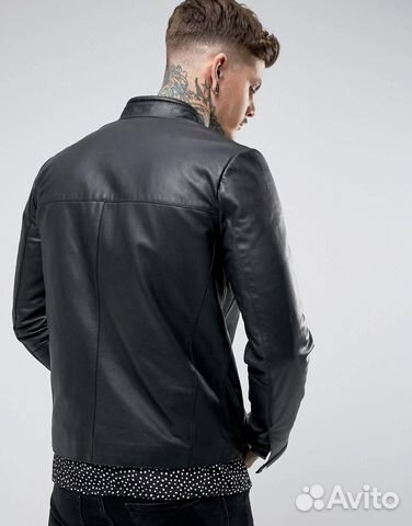 Куртка кожаная ASOS