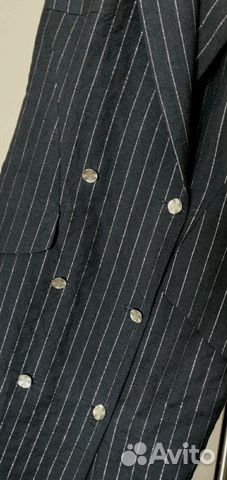 Платье пиджак в полоску