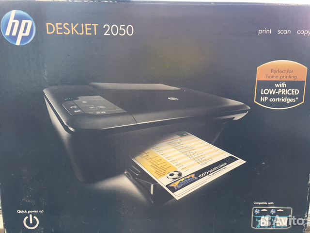 Мфу HP deskjet 2050 принтер/сканер/копир
