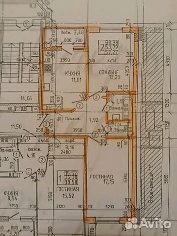 2-к квартира, 58 м², 8/18 эт.