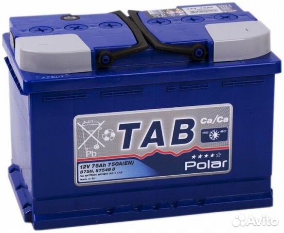 Аккумулятор TAB Polar 75 Ач