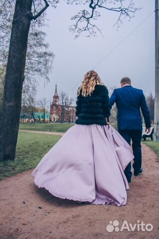 Платье вечернее в пол от бренда Malina Fashion
