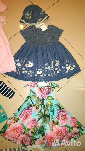 Много платьев Next Mothercare Monna Rose