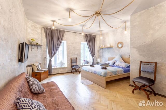 

1-к. квартира, 45 м², 2 кровати