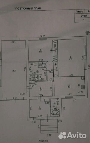 Коттедж 205 м² на участке 10 сот.