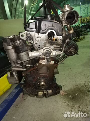 Двигатель AUY AJM BVK Фольксваген 1.9TDI в сборе