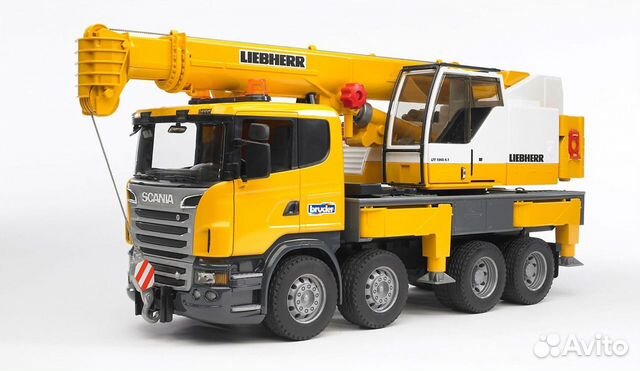 bruder scania liebherr