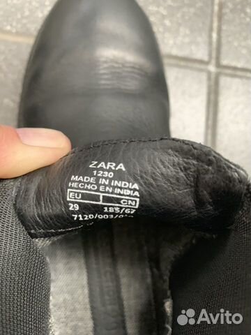Кожаные Сапоги Zara 29 р, резиновые сапоги Кожаные Сапоги Zara 29 р, резиновые сапоги