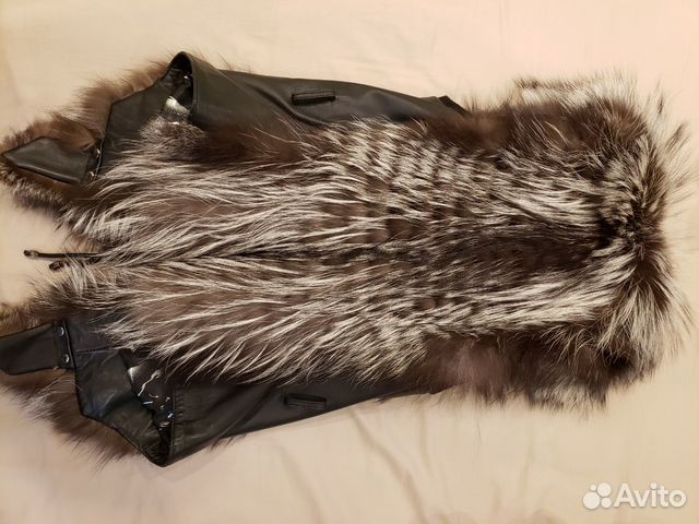 Куртка жилетка с чернобуркой Куртка жилетка с чернобуркой