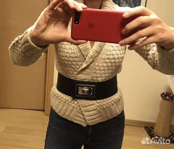 Широкий чёрный ремень пояс кожа Karen Millen Широкий чёрный ремень пояс кожа Karen Millen
