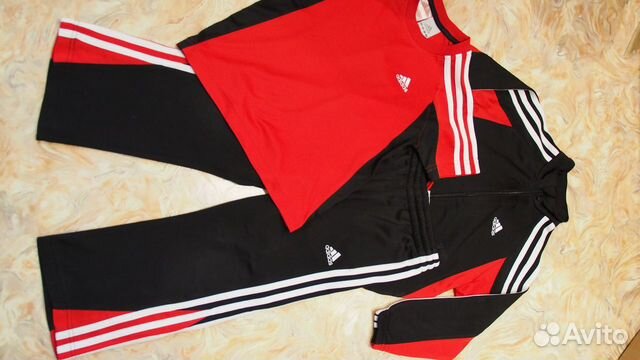 Спортивный костюм (три предмета) Adidas р. 116 Спортивный костюм (три предмета) Adidas р. 116