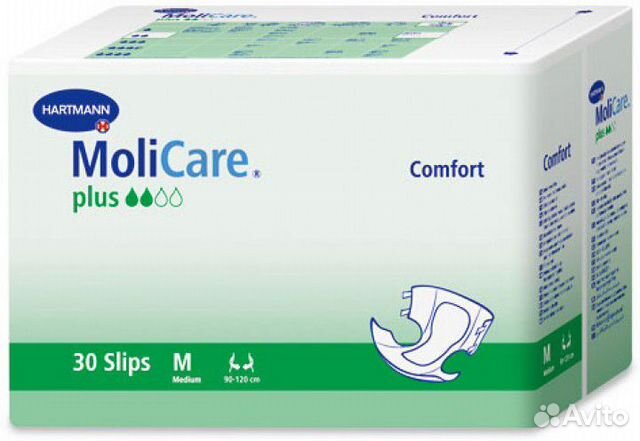 Подгузники Hartmann MoliCare plus р-р м, 90*120