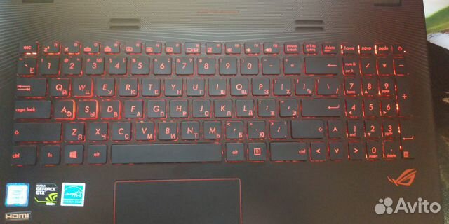 Игравой ноутбук Asus Rog GL552V