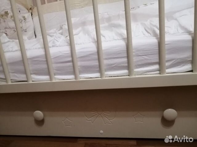 Детская кроватка из массива берёзы Детская кроватка из массива берёзы