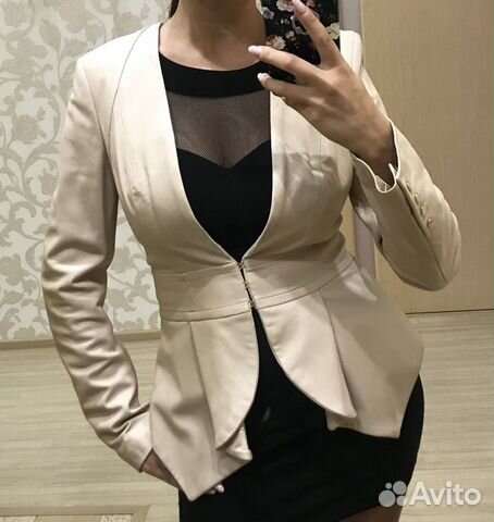 Кожаная куртка Elisabetta Franchi оригинал
