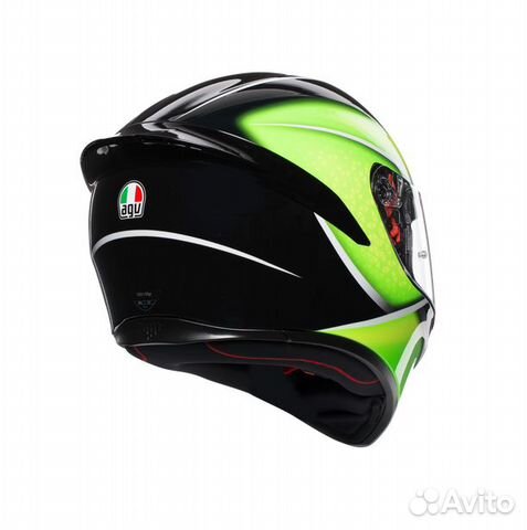 Шлем AGV K1 multi - qualify black/lime