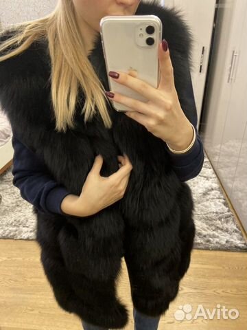 Жилет из песца Жилет из песца