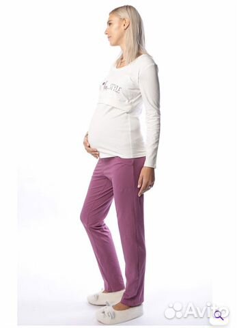 Свитшот и штаны домашний комплект для беременных и