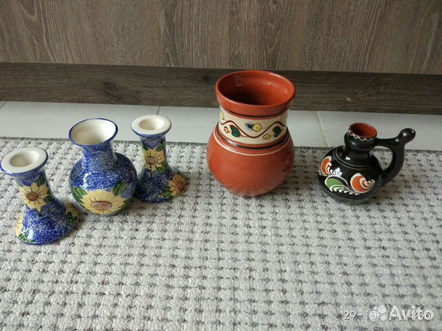 Керамика: кувшины, тарелки