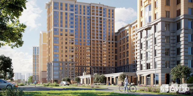 1-к квартира, 37.9 м², 9/23 эт. 1-к квартира, 37.9 м², 9/23 эт.