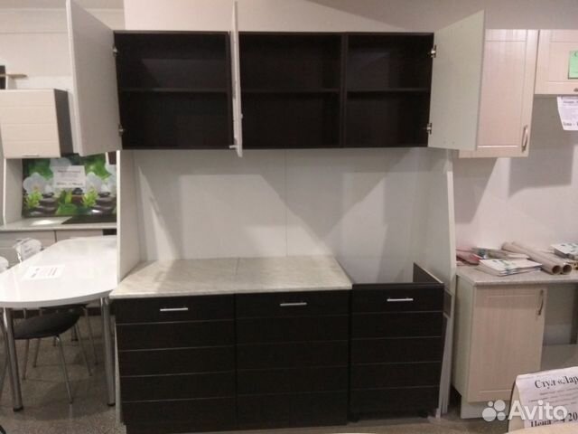 Кухонный гарнитур 1,5 м венге/дым