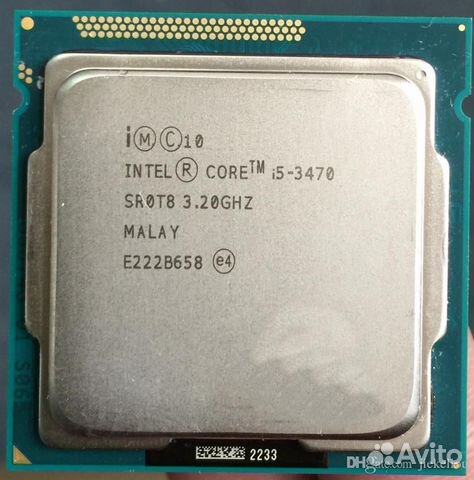 Процессор i5 3470 3.20ггц 4 ядра на сокете 1155