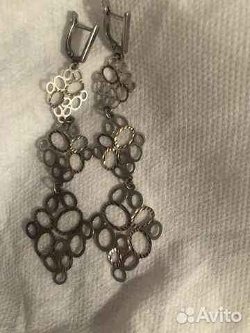 Серёжки серебряные Серёжки серебряные