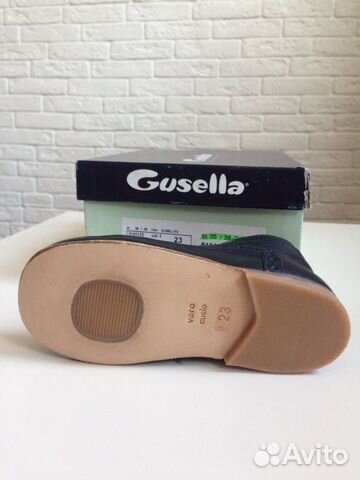Новые итальянские ботинки нат. кожа Gusella, р23 Новые итальянские ботинки нат. кожа Gusella, р23