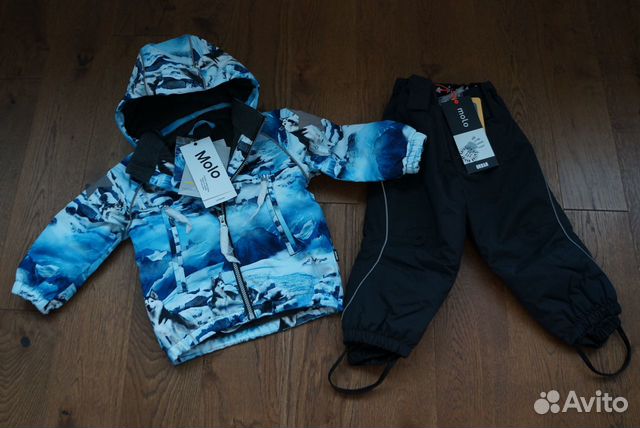 Новый зимний комплект Molo husky р-р 92