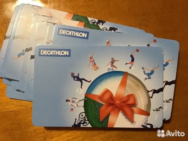 Подарочная карта decathlon