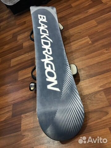 Сноуборд 125 с креплениями и ботинками Blackdragon