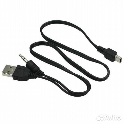 Кабель miniUSB - jack 3.5, USB