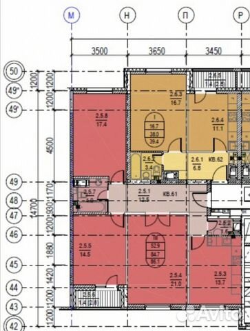 3-к квартира, 86.1 м², 7/11 эт. 3-к квартира, 86.1 м², 7/11 эт.