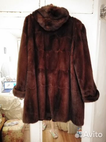 Шуба норковая, с капюшоном. Размер 52-54 Шуба норковая, с капюшоном. Размер 52-54