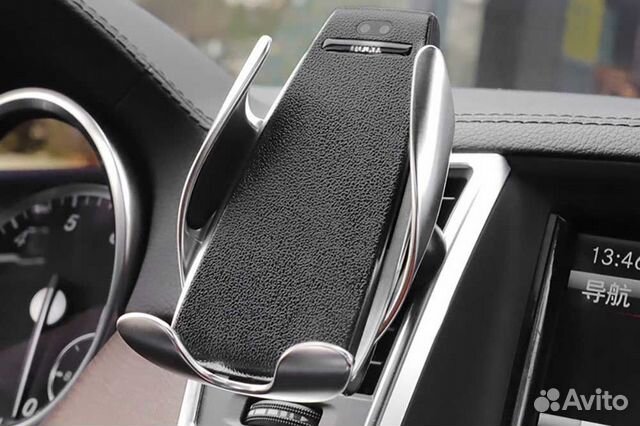 Автомобильный держатель с беспроводной зарядкой S5