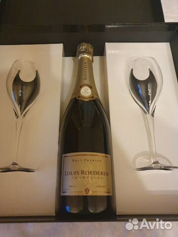 Набор бокалов шампанское louis roederer brut premi Набор бокалов шампанское louis roederer brut premi