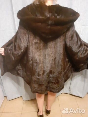 Шуба норковая с капюшоном Шуба норковая с капюшоном