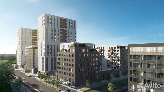 1-к квартира, 43.3 м², 8/8 эт.