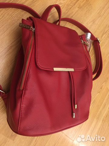 Рюкзак City красный хор сост иск кожа