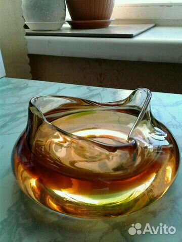 Винтаж СССР ваза массивная 