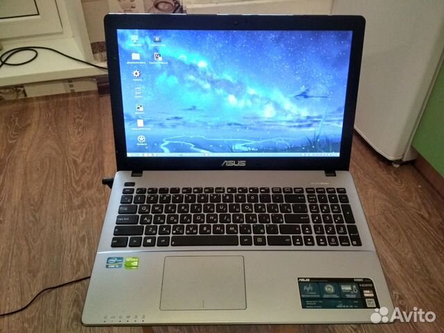 Ноутбук asus x550 core i3, RAM 8Gb, SSD+HDD 440Gb