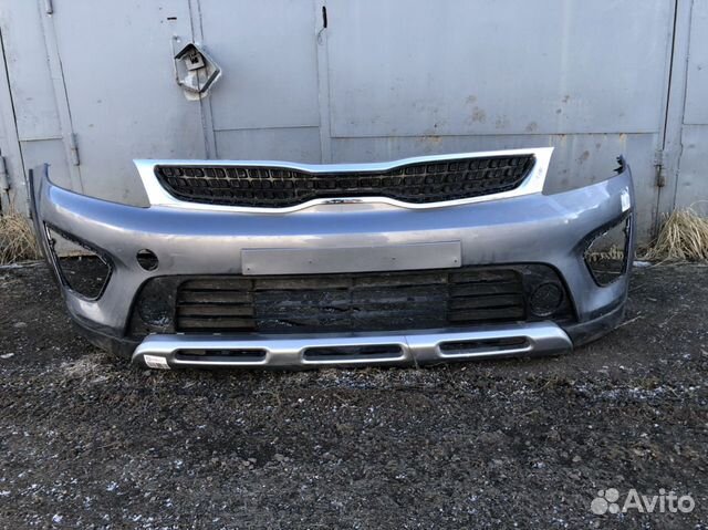 Бампер передняя Kia Rio 4 X-line Бампер передняя Kia Rio 4 X-line