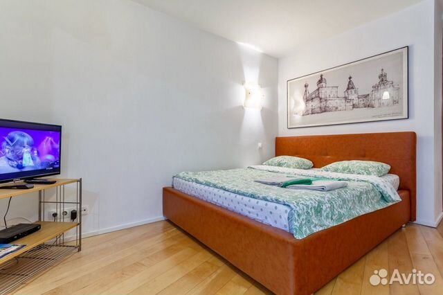 

1-к. квартира, 45 м², 2 кровати