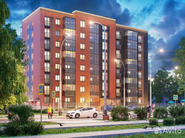 2-к квартира, 63.3 м², 6/8 эт.