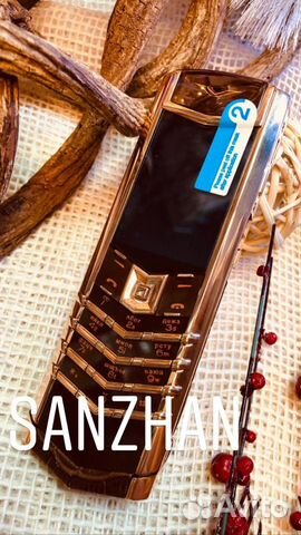 Телефон Vertu Signature S Design коричневый крок