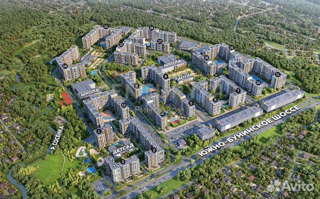 1-к квартира, 38.2 м², 2/12 эт.